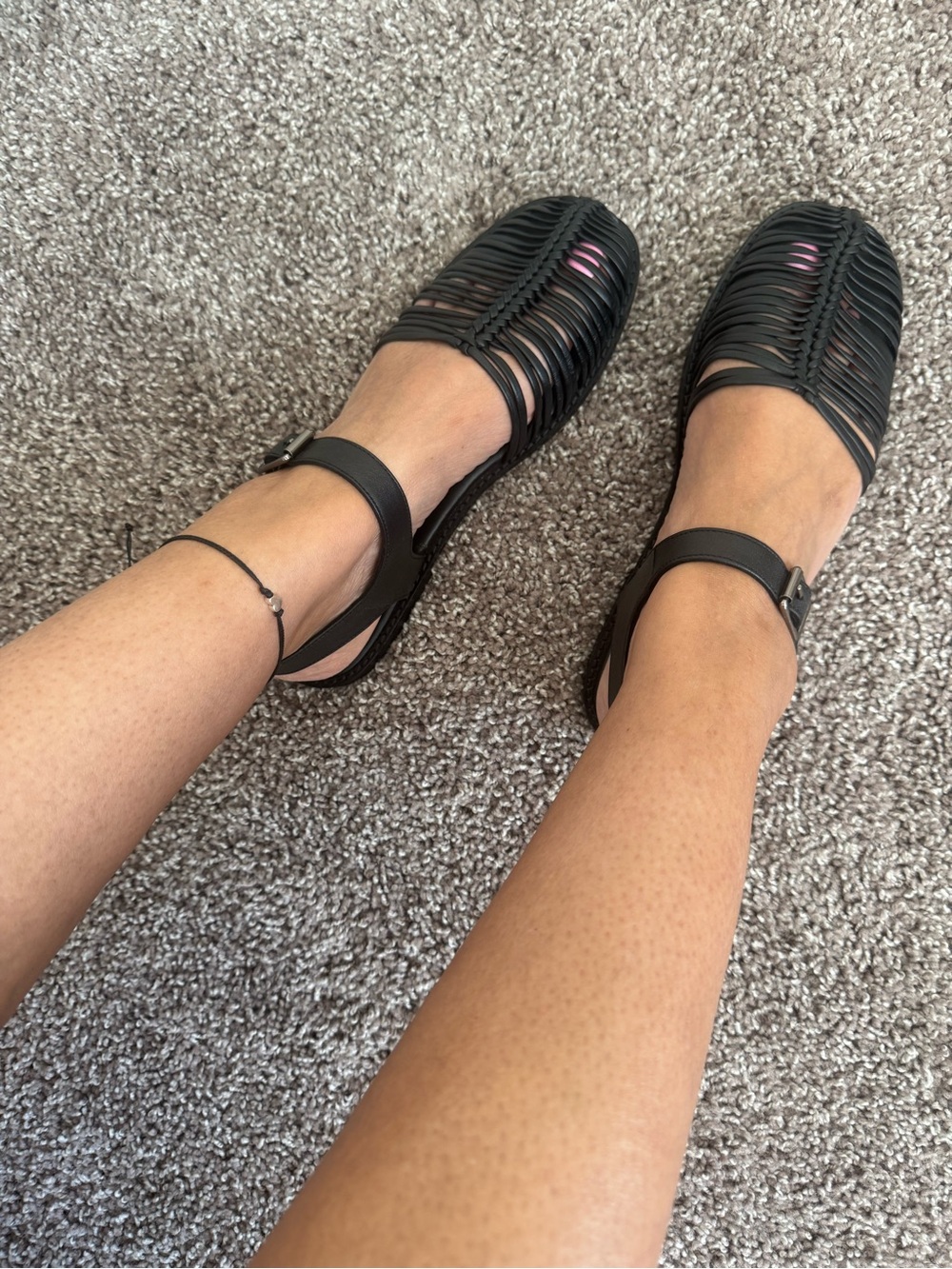 Free People Frankie Fisher flats Size 8.5 in Black - Picture 3 of 14